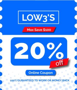 Lowes 20% off coupon