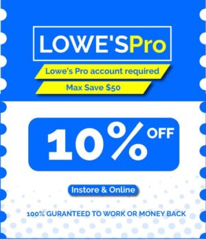 Lowes pro 10% coupon
