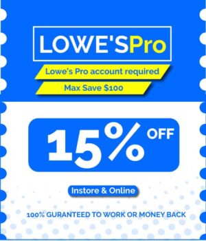 Lowes pro 15% off coupon