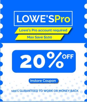 lowes pro 20% off coupon