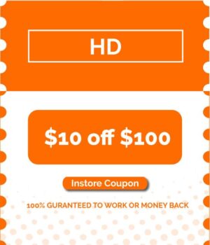 Home depot $10 off $100 coupon