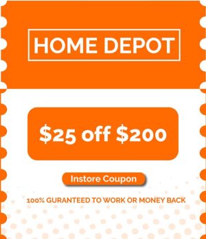 home depot $25 off $200 coupon